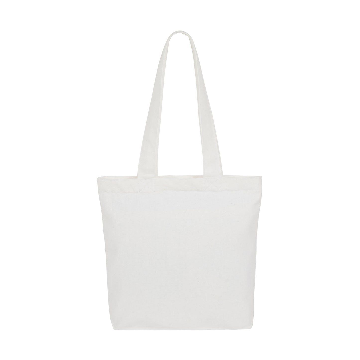 Square Shape Tote Bag White
