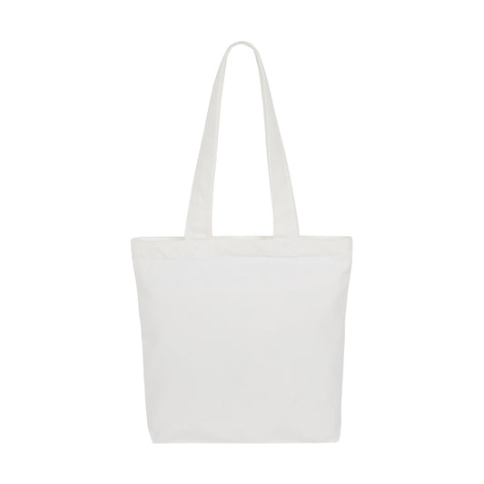 Square Shape Tote Bag White